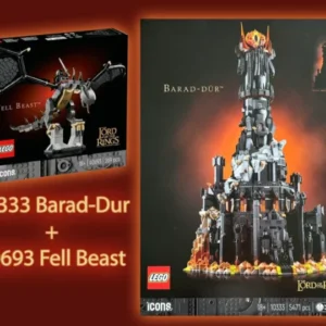 LEGO 10333 The Lord Of The Rings Barad-dur & 40693 Fell Beast Rare